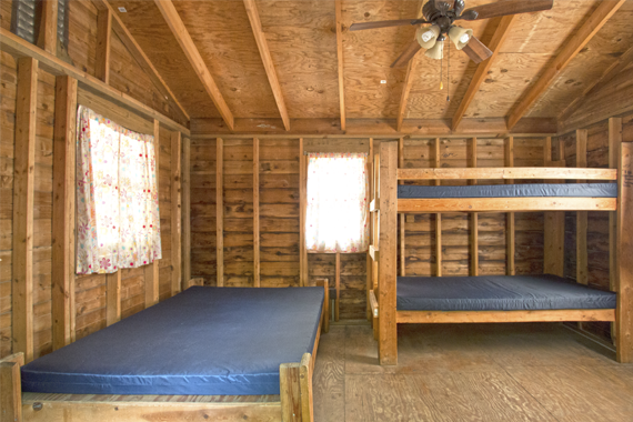 Non AC, non heated Cabins